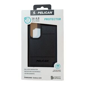 K8. Pelican Protector Series Case for Samsung Galaxy S24 -‎ Black